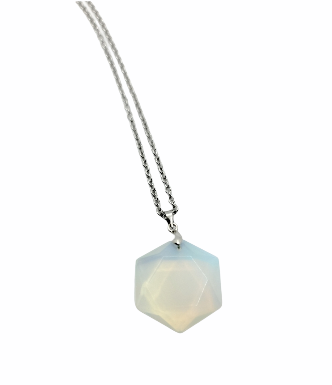 432hz Atlantean Firestar Hexagon Coin Necklace