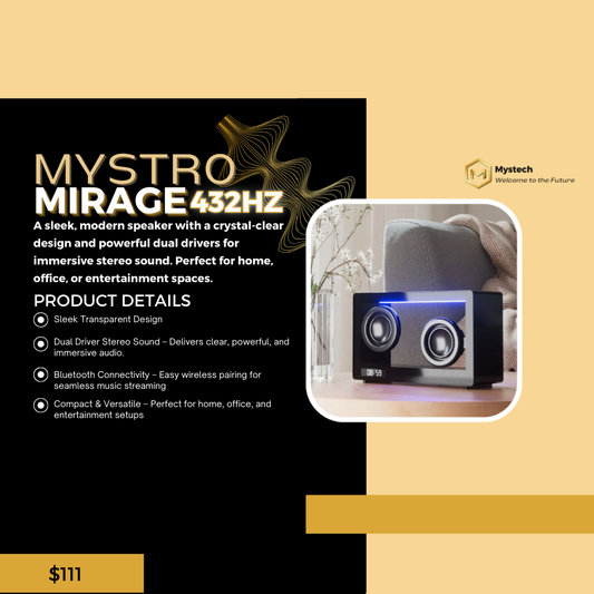 Mystro Mirage 432hz Bluetooth Speaker