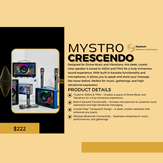 Crescendo 432hz + 111hz Dual Frequency Karaoke Machine
