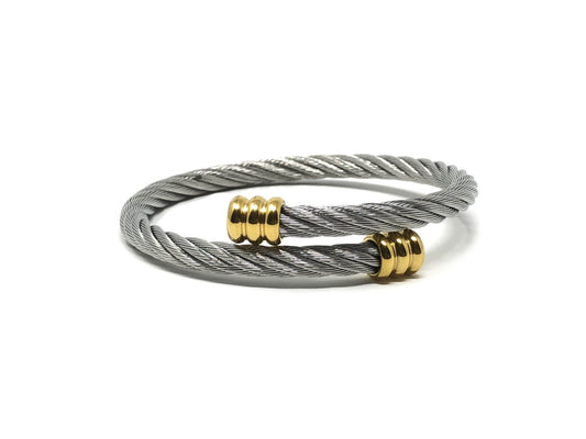 Thick Cable Expander Bracelet - 8.25 inch