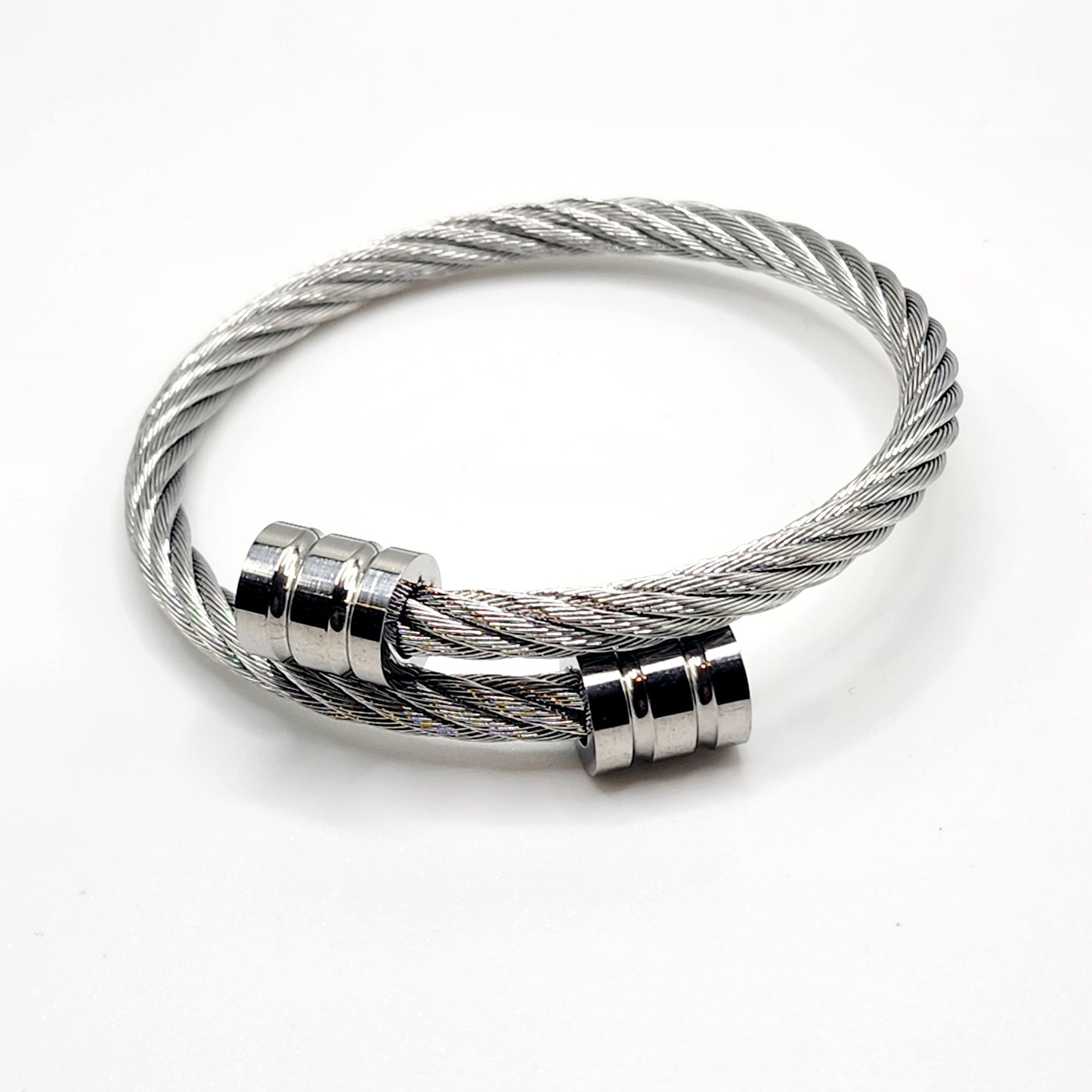 Thick Cable Expander Bracelet - 8.25 inch