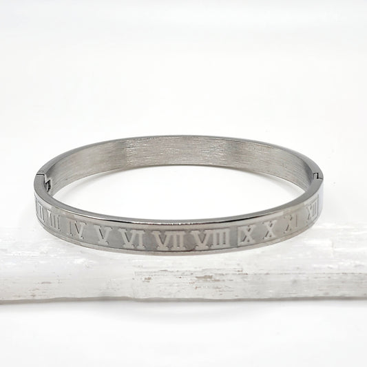 Roman Numeral Bangle - 7.83hz