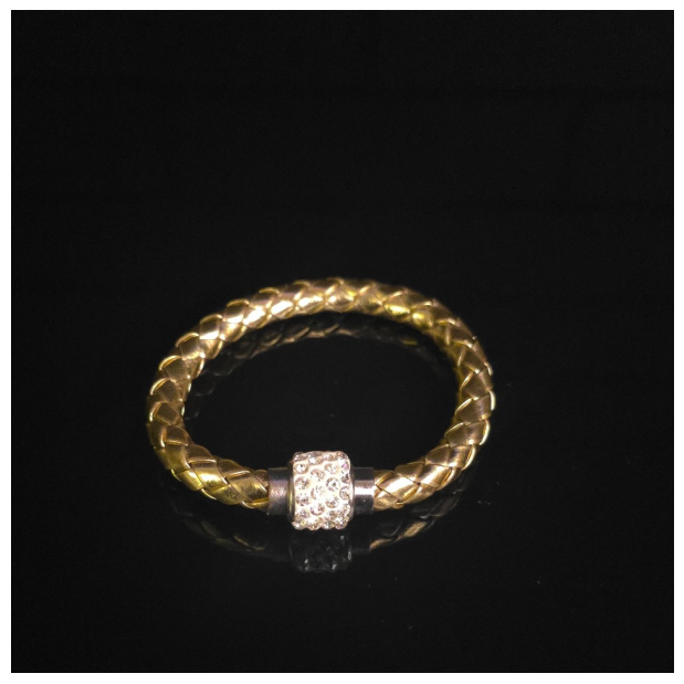 Braided Crystal Bracelet - Gold