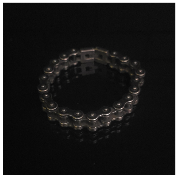 Heavy Bike Chain Bracelet - Stainless Steel Gun Metal