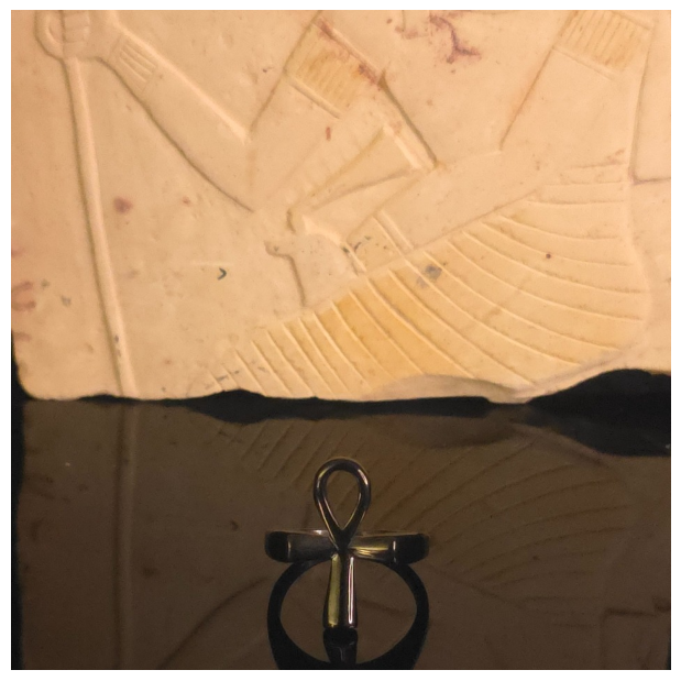 King's Chamber Ankh Ring