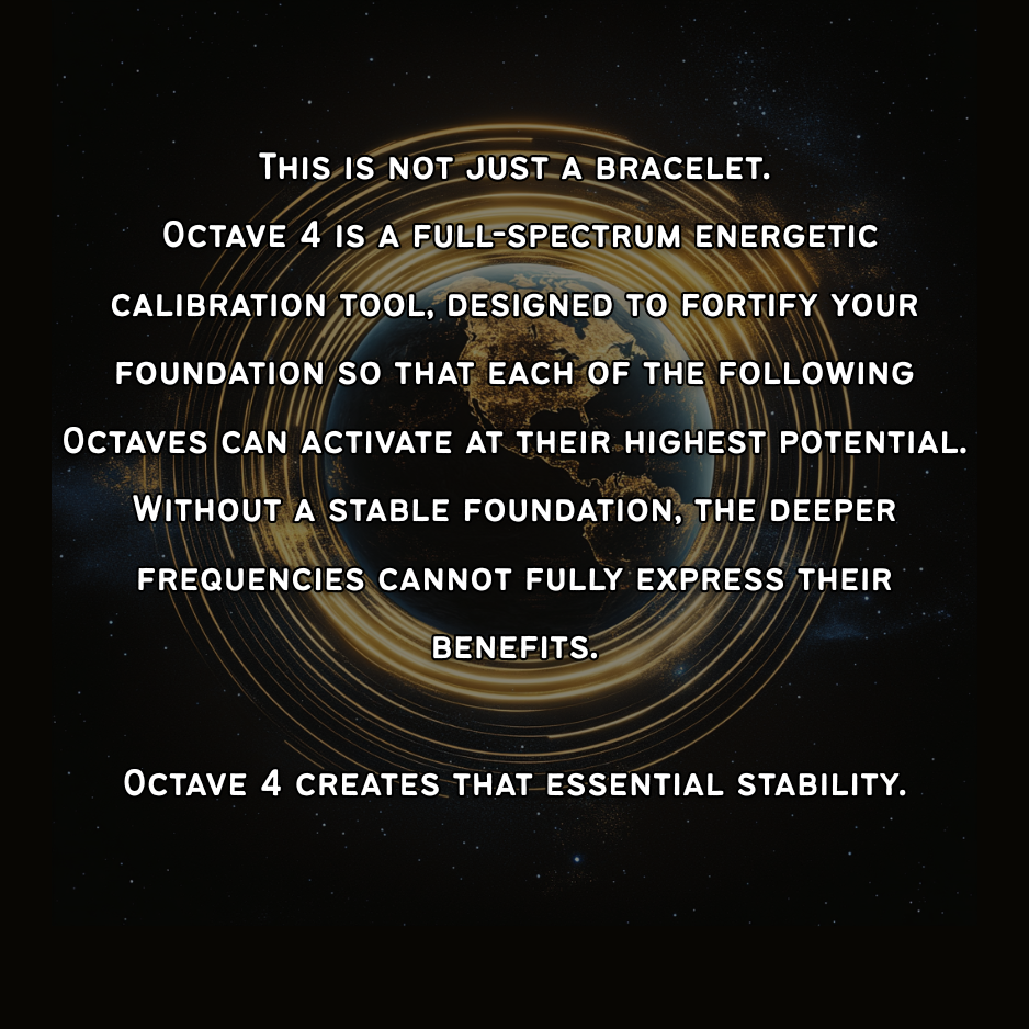 Octave 4 - The 4th Gate - Black "Stealth" Edition - Silicone Sportsband